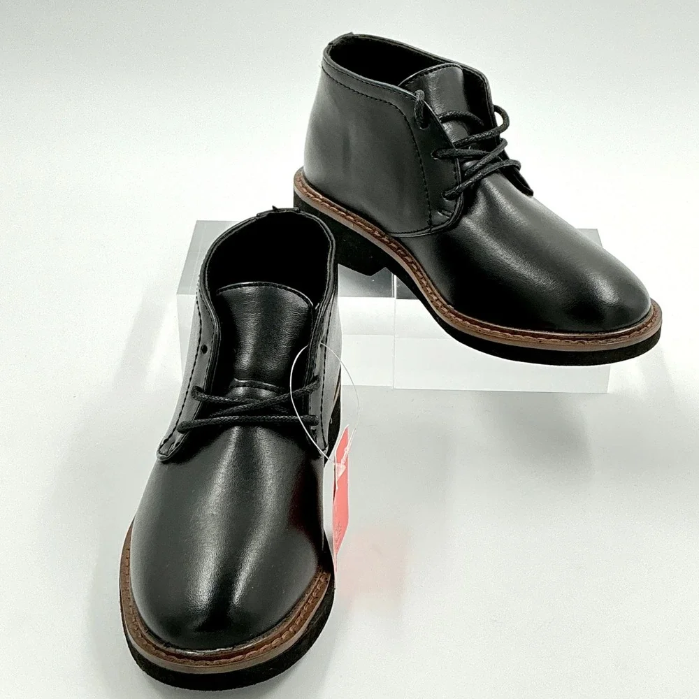 Deer Stags Boys Size 11 Chukka Boot Black NEW Ballard Kids $50